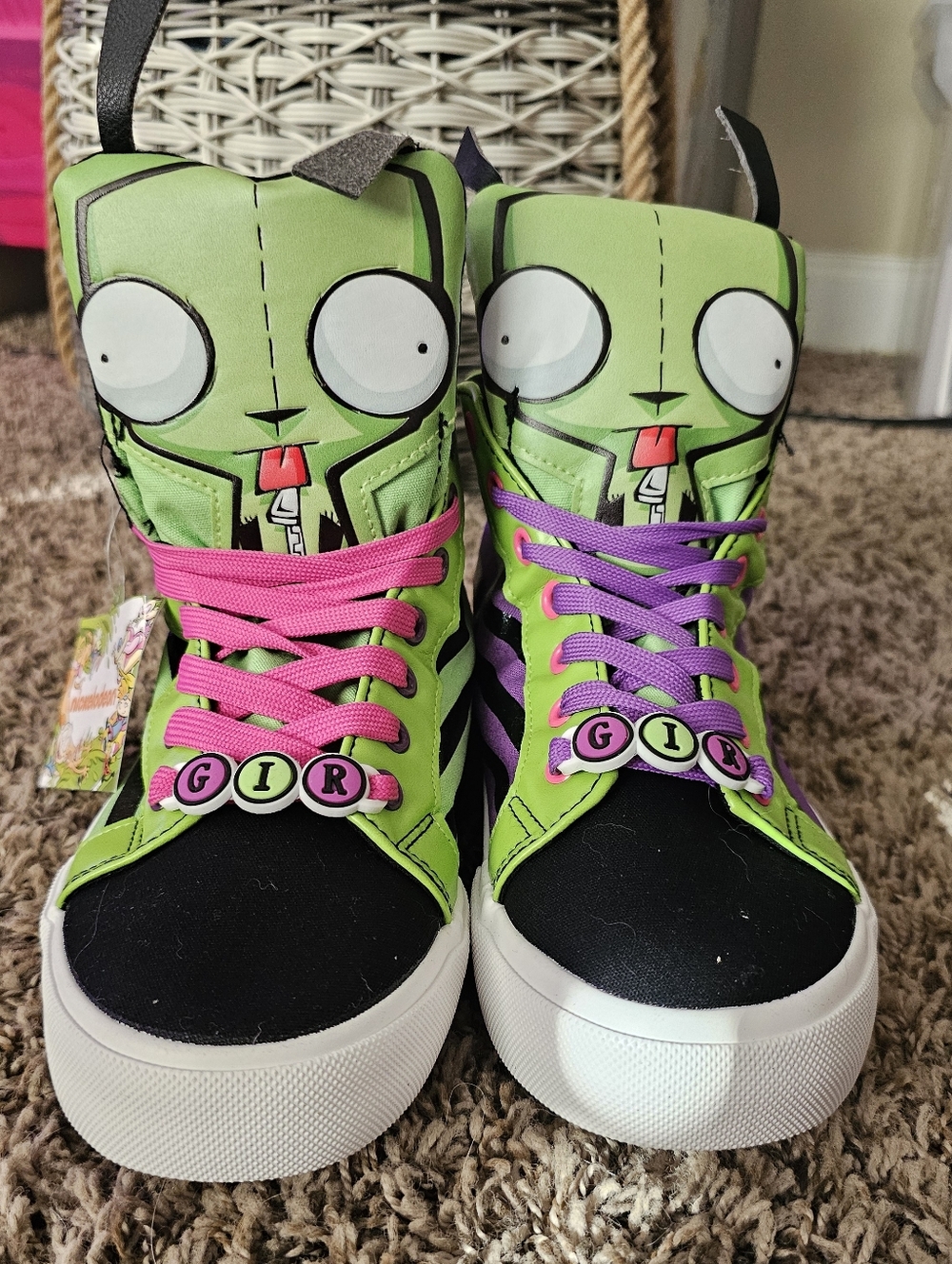 Invader Zim -Gir High-Top Sneakers